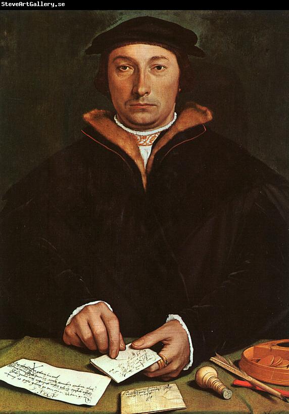 Hans Holbein Portrait of Dirck Tybis